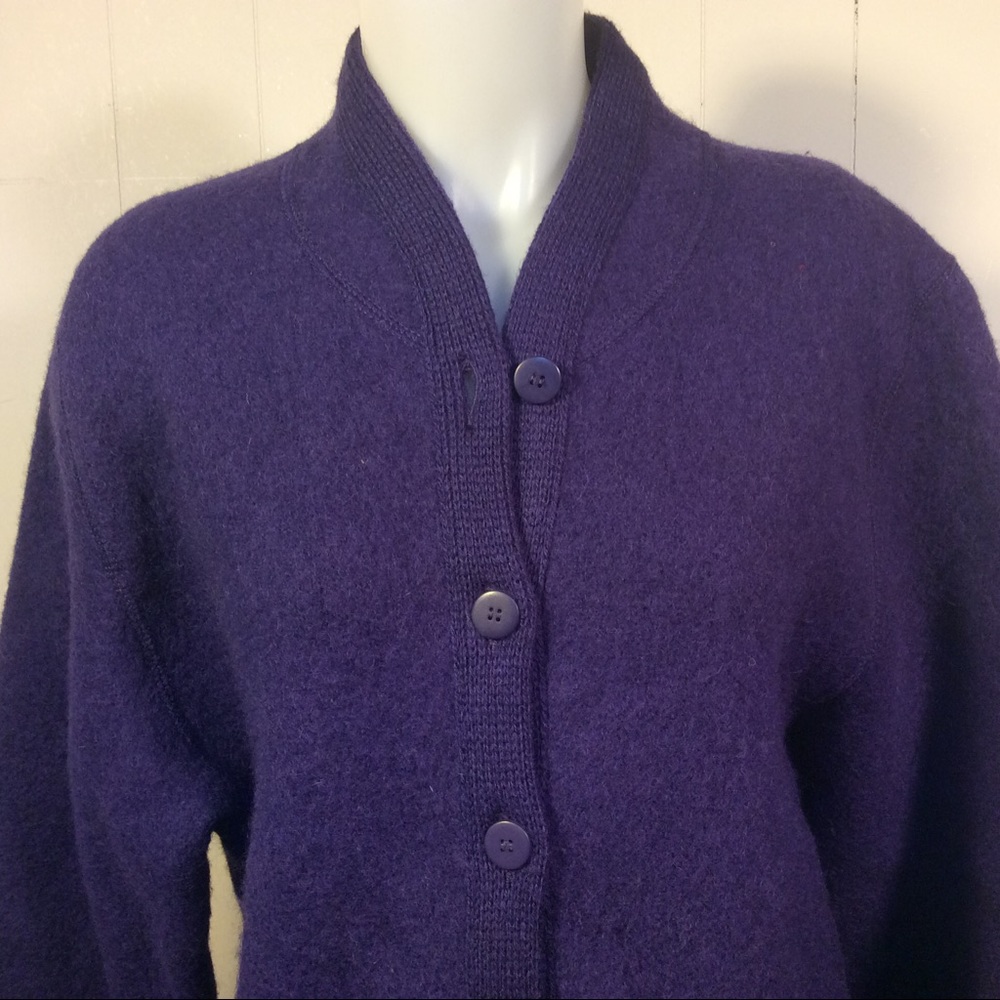 Vintage Rodier Womens Wool Jacket size large made in France - Picture 2 of 8